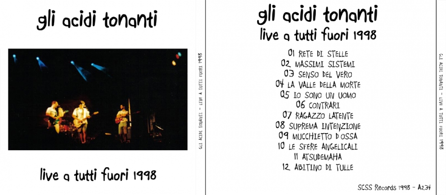 a234 gli acidi tonanti: live a tutti fuori 1998 1998 a234 gli acidi tonanti: live a tutti fuori 1998 1998
